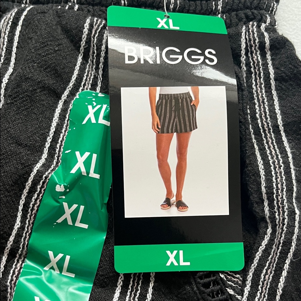 Briggs New York Black and White Women's Shorts